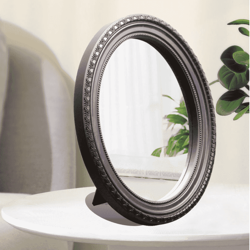 Bronze desktop classic style mirror